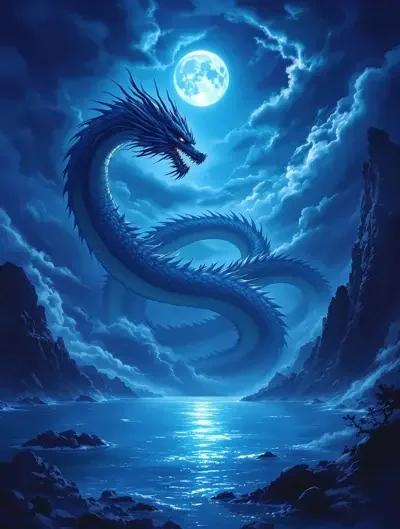 龙渊纪年：龙醒 动漫海报封面，中国剧场版，玄幻、神话、史诗